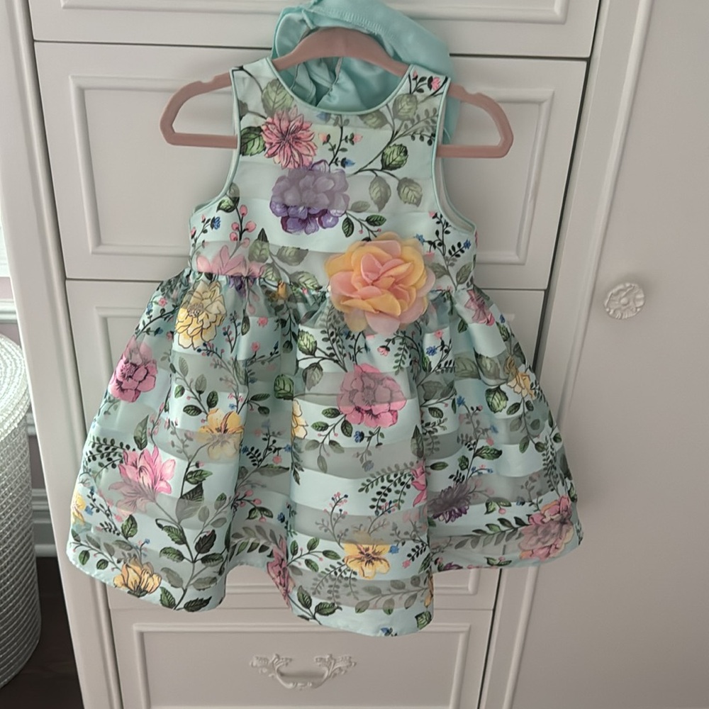 Beautiful floral baby dress size 12months